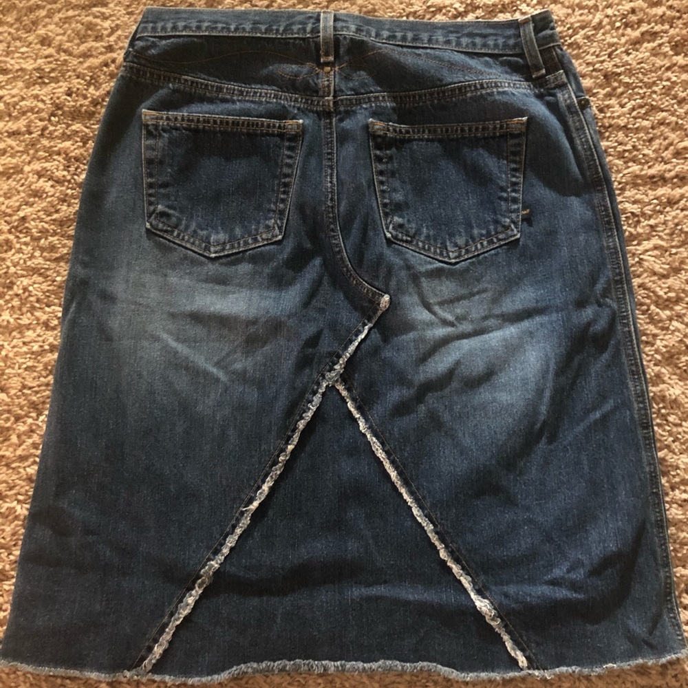 Jean skirt (Back of Abercrombie and Fitch